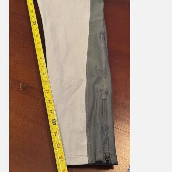 Under Armour Heat Gear Compression Leggings Womens Ankle Gray White Zip XL NWT - Picture 15 of 16